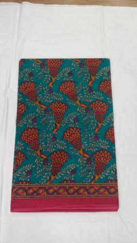 POWERLOOM PRINTED SAREES WITH BLOUSE